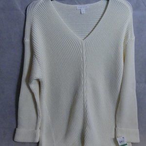 Charter Club Textured V-Neck Sweater